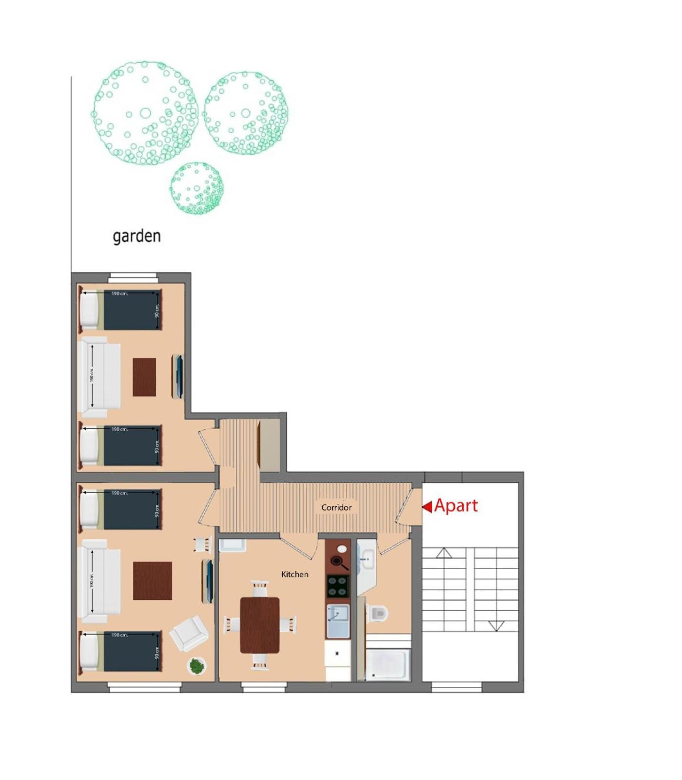 Golden Apartments เอสเซน ภายนอก รูปภาพ
